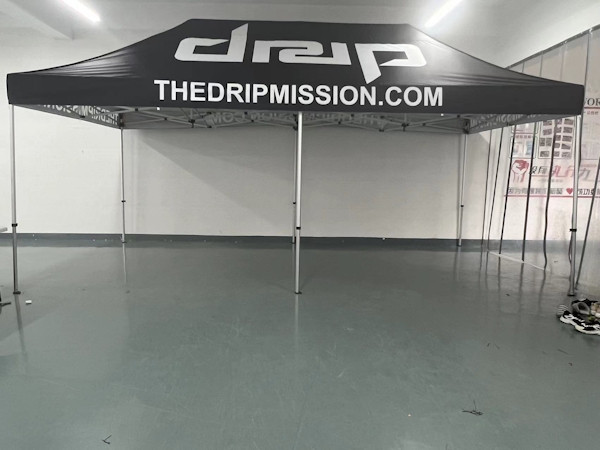 10x20 Full Custom Sublimated Pit Tent